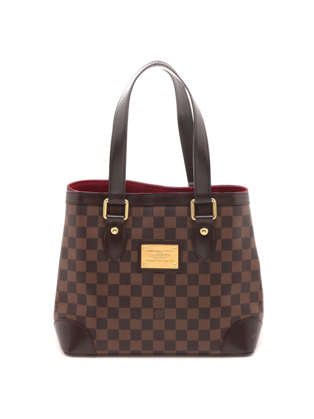 Louis Vuitton Hampstead PM Damier Tote Bag Canvas Ebene